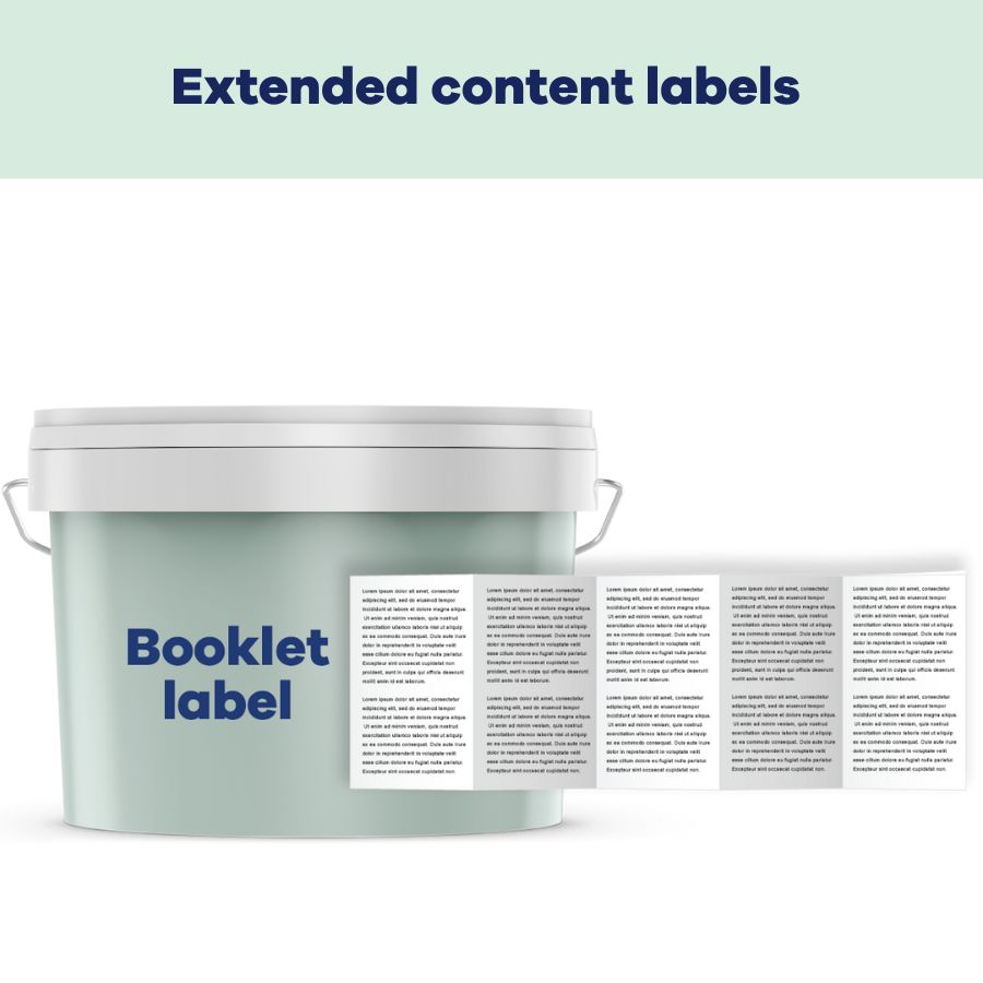 Agrochemical extended content labels